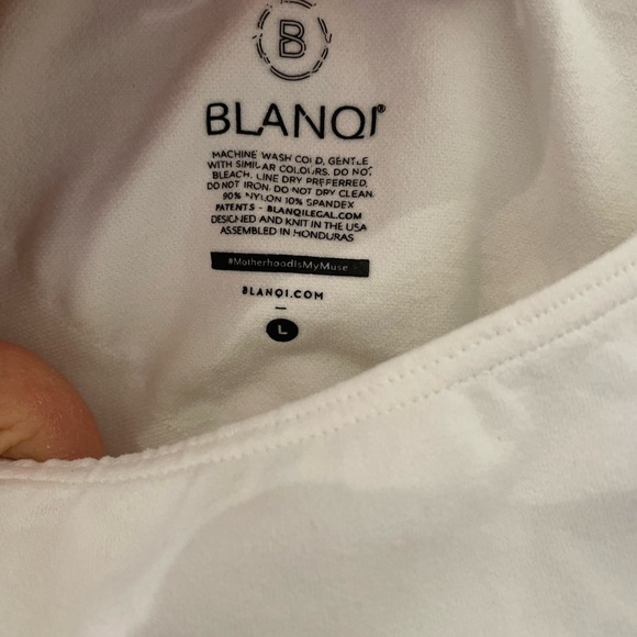 BLANQI EVERYDAY Maternity Belly Support Tank top White - Picture 5 of 6